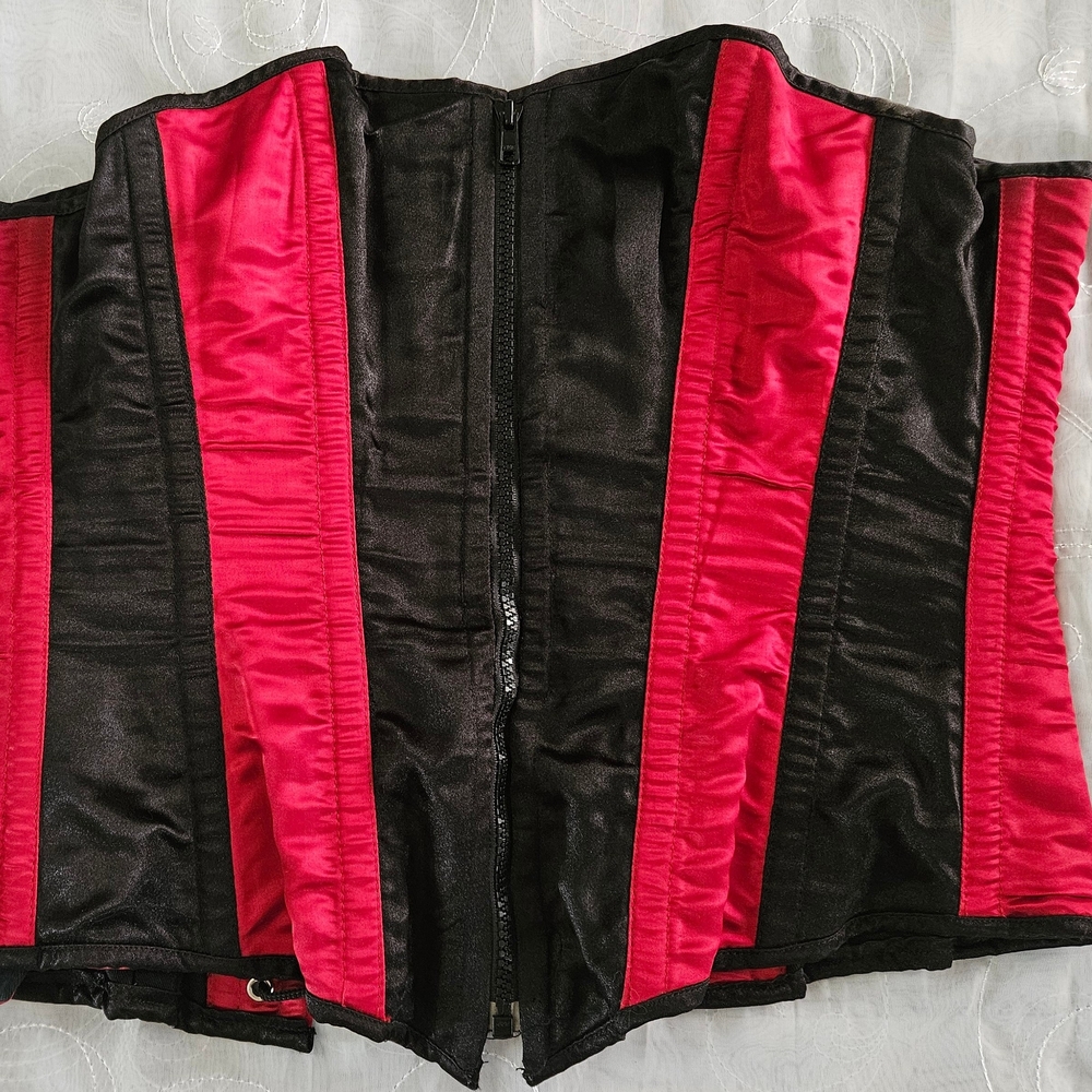 Black and Red Corset